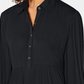 Style & Co Women's Petite Babydoll Tunic Shirt Black Size PS