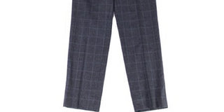 Zanella Men's Dress Pants Blue Stripe Wool Stretch Blue Size 34X32