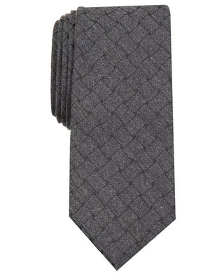 Alfani Men's Solid Mode Tie Black Size Regular