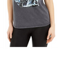 Guess Women's Tiger Dream Easy Fit T-Shirt Gray Size X-Large