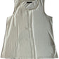Alfani Women's Solid Sleeveless Blouse Top White Size Medium