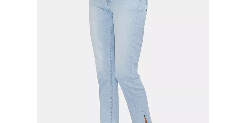 Vince Camuto Women's Button-Fly High-Rise Jeans Blue Size 32