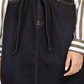 INC International Concepts Women's Paperbag-Waist Denim Skirt Black Size 2