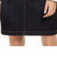 INC International Concepts Women's Paperbag-Waist Denim Skirt Black Size 2