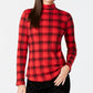 Charter Club Women's Cotton Plaid Top Red Size Medium
