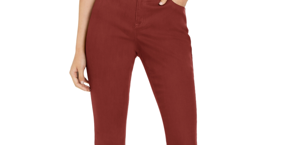 INC International Concepts Women's Essentials Skinny Jeans Red Size 2