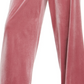 INC International Concepts Women's Velvet Wide-Leg Paperbag Pants Pink Size Small