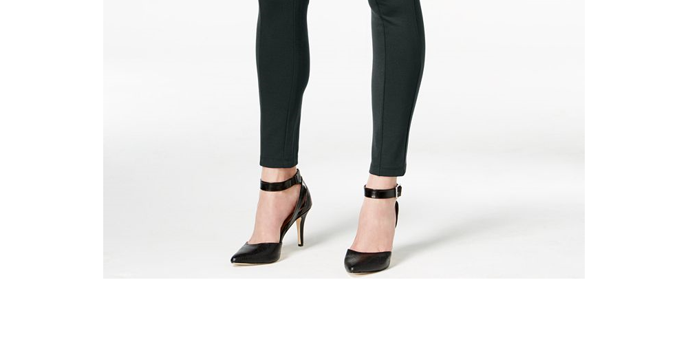 Style & Co Women's Ponte Leggings Blue SizeM
