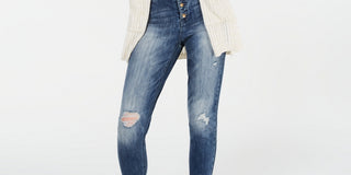 American Rag Juniors'' Drop-Shoulder Cardigan Sweater Lt Beige Size Small