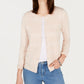 Charter Club Women's Petite Textured Cardigan Sweater -Pink  Size Petite Small