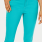 Charter Club Women's Tummy-Control Bristol Capri Jeans Blue Size 4
