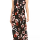 INC International Concepts Women's Women’S Floral-Print Halter Maxi Dress Black Size 12