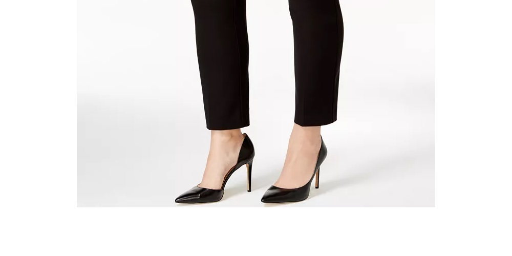 Alfani Women's Plus Cropped Pants Black Size 14W