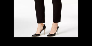 Alfani Women's Plus Cropped Pants Black Size 14W