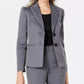 Le Suit Women's Herringbone Pantsuit Gray Size 8