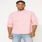 Nautica Men's Classic Fit Oxford Shirt Pink Size X-Large