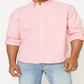 Nautica Men's Classic Fit Oxford Shirt Pink Size X-Large