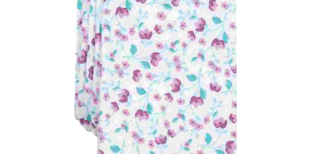 Bar III Men's Vine Floral Cotton Floral Neck Tie White Size No Size