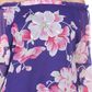 White Mark Women's Floral Print Off Shoulder Tunic Top Purple  Size 4XL