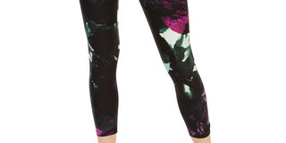 Calvin Klein Women's Performance Printed High-Waist Leggings Green Size XX-Large