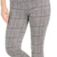 INC International Concepts Women's Glen Plaid Leggings Grey Size XX-Large