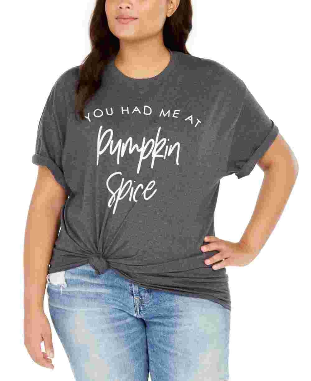 Awake Women's Graphic Short Sleeve Jewel Neck T Shirt Top Grey Size 2X