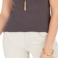 Style & Co Women's Cotton Tank Top Gray Size Small