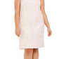 Kasper Women's Plus Floral Metallic Jacquard Dress Pink Size 18W
