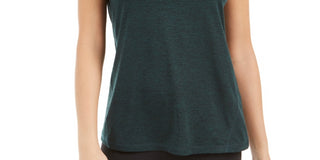 Ideology Women's Rapidry Heathered Performance T-Shirt Green Size Small