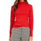 Charter Club Women's Pima Turtleneck Top Red Size XX-Large