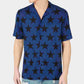 American Rag Men's Star Print Camp Collar Shirt Blue Size XX-Large