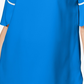 Alfani Women's Piped Flutter-Sleeve Top Blue Size Small