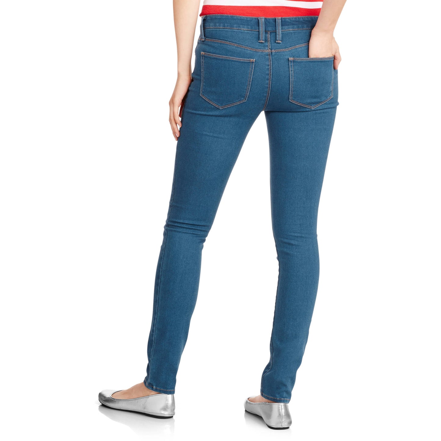 No Boundaries Juniors’ Classic Skinny Jeans Blue Size 9