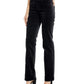 NYDJ Women's Marilyn Straight Pants Black Size 4