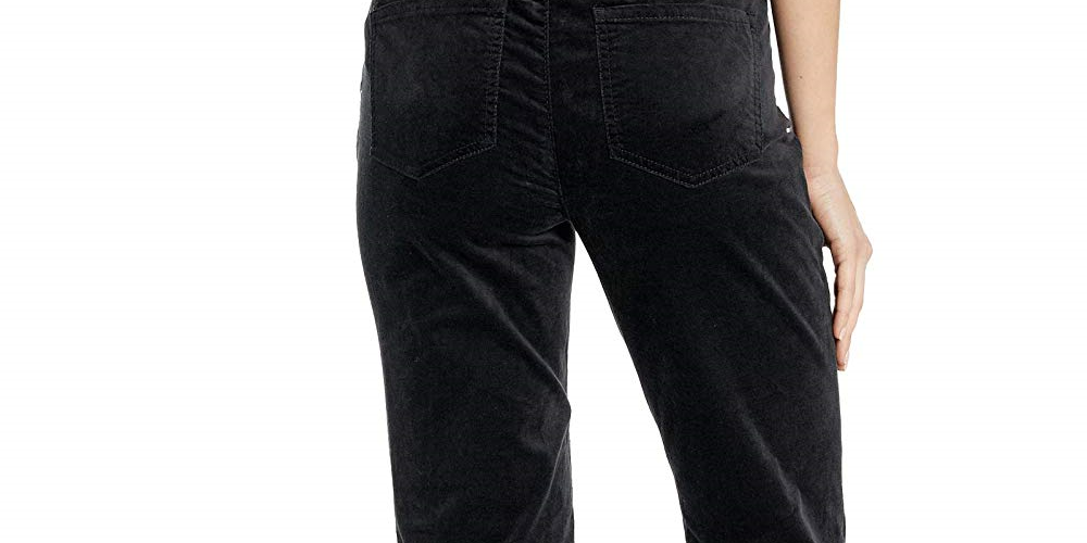 NYDJ Women's Marilyn Straight Pants Black Size 4