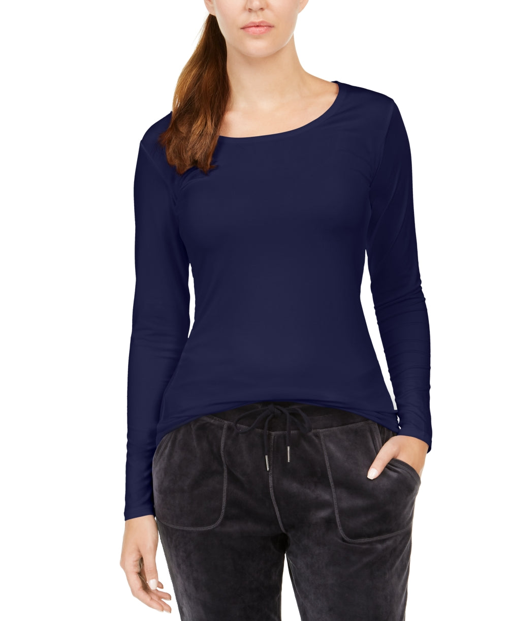 32 Degrees Women'ss Cozy Comfy T-Shirt Navy Size X-Large