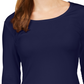 32 Degrees Women'ss Cozy Comfy T-Shirt Navy Size X-Large