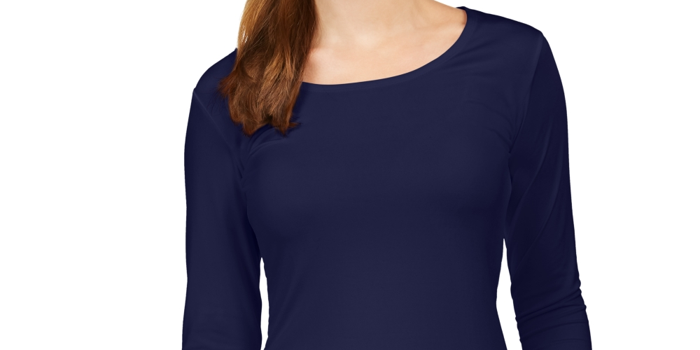 32 Degrees Women'ss Cozy Comfy T-Shirt Navy Size X-Large