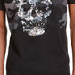 INC International Concepts Men's Camo Sequin Skull T-Shirt Black Size Large