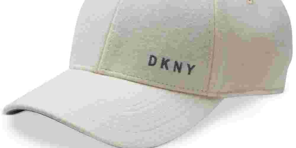 DKNY Men's Logo Baseball Cap White Size Regular