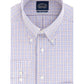 Eagle Men's Cotton Plaid Button-Down Shirt Violet twist Size 15X32-33