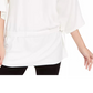 Alfani Women's Tie Waist 3/4 Sleeve Pullover Sweater Beige Size Large