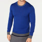 Tasso Elba Men's Merino Wool Blend Sweater Blue Size Medium