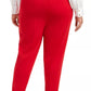 Calvin Klein Women's Plus Size Pleated Slim Leg Pants Red Size 18W