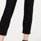 INC International Concepts Women's Curvy Fit Cropped Straight Leg Jeans Black Size 18
