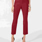 INC International Concepts Women's Cropped Straight Leg Pants Red Size 8