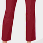 INC International Concepts Women's Cropped Straight Leg Pants Red Size 8