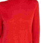 INC International Concepts Women's Mock Neck Stitched Tunic Red Size XX-Large