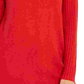 INC International Concepts Women's Mock Neck Stitched Tunic Red Size XX-Large