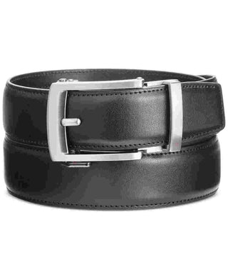 Kenneth Cole Reaction Men's Faux Leather Office Dress Belt Black Size X-Large